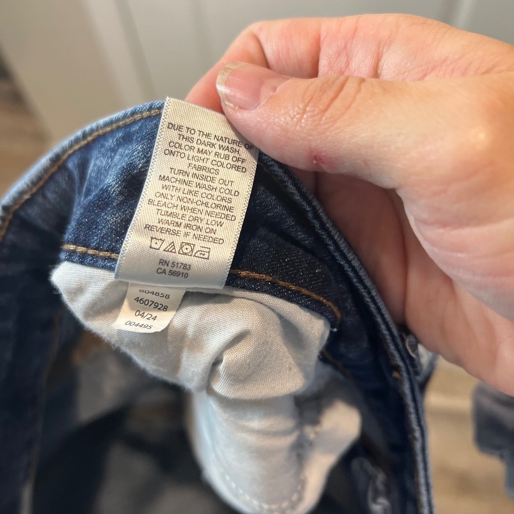 Maurices Womens Jeans‎ High Rise 90s Taper Dark Wash Blue 22W - Picture 7 of 7